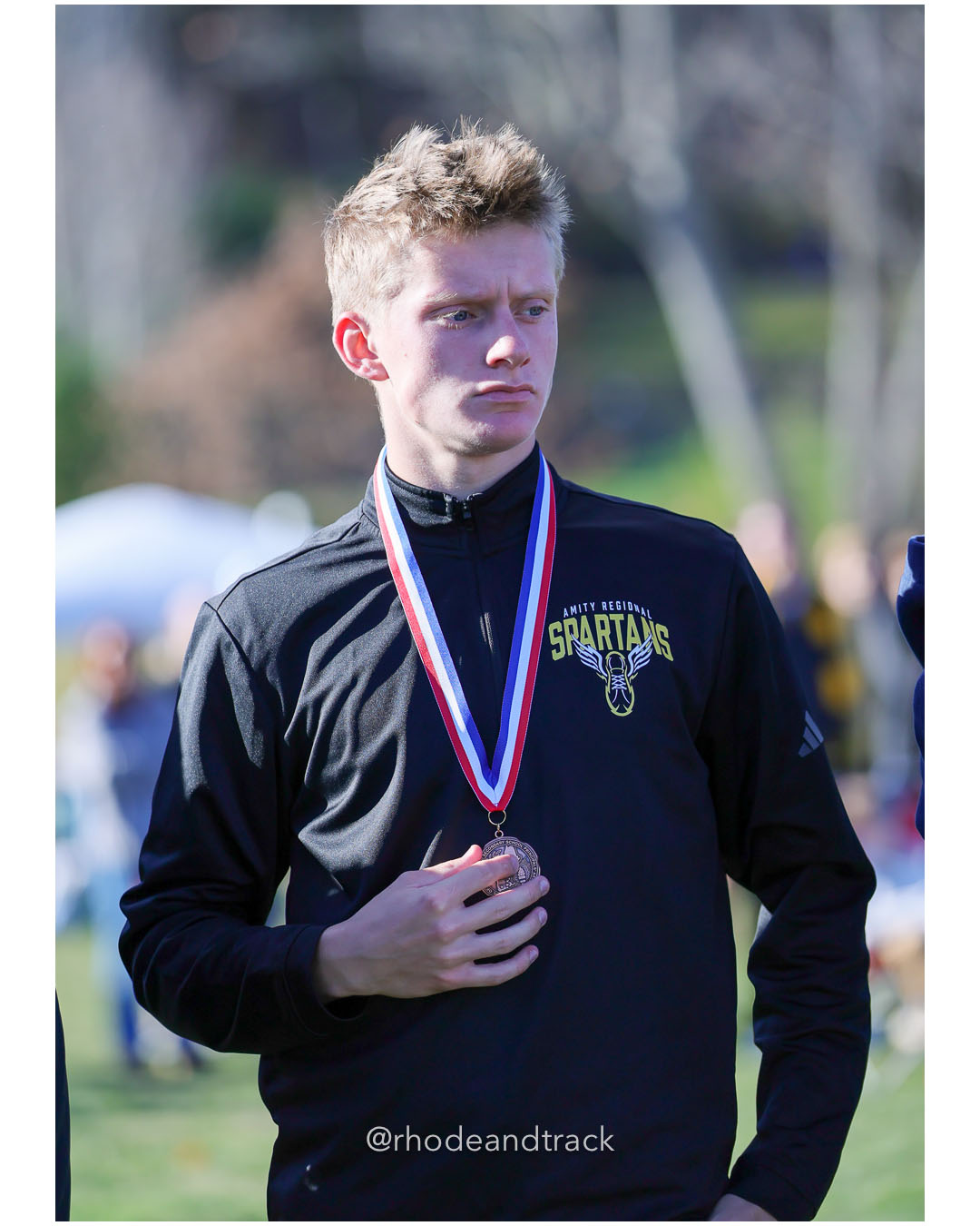 Luke Cushing, Amity High School, P15, 16:50.58 - New England Cross Country Championships - Thetford Vt - November 8, 2025 – 2025 New Englan…